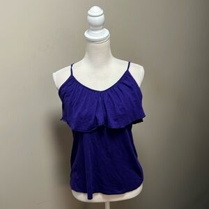 GAP - ruffle tank top